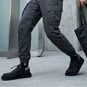 VIKTOS CAMU Men's Black Oxford Shoes